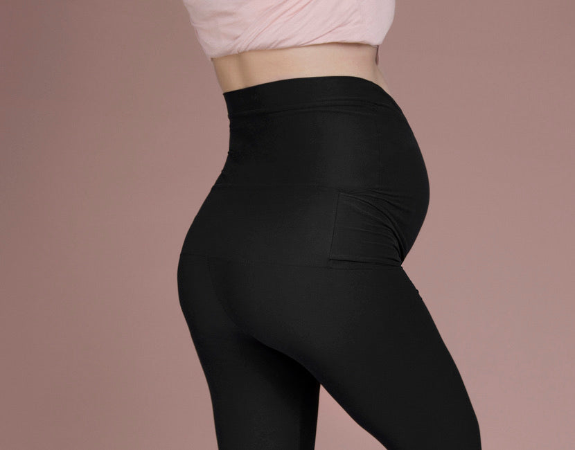 Maternity activewear leggings with belly support – goodbody goodmommy