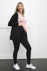 The Maternity Bundle: Leggings + Cardigan