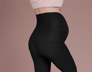 Maternity Activewear Leggings Full length with mid waist panel