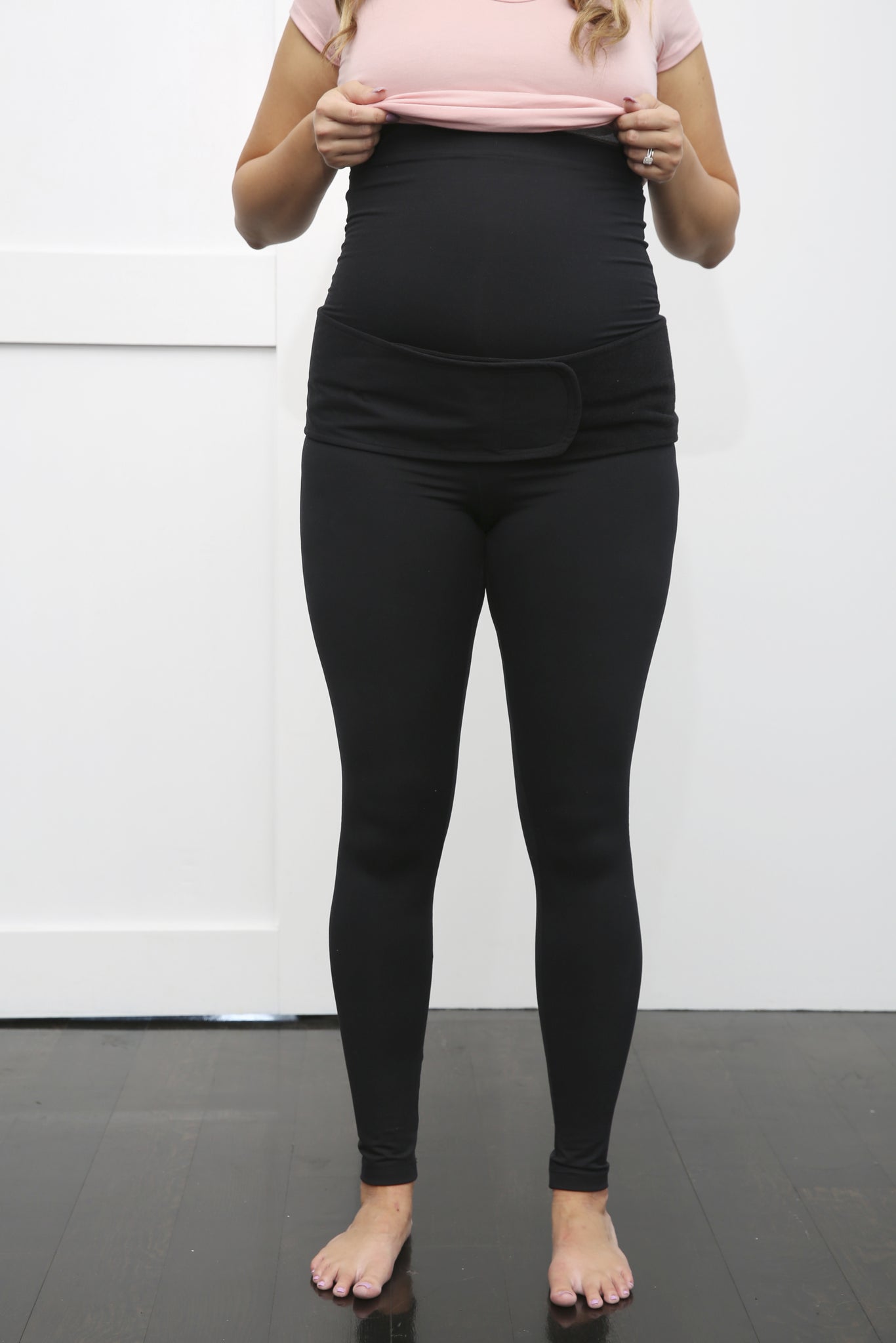 Women Maternity Compression Leggings Over The Belly Full Length Pregnancy  Pants 